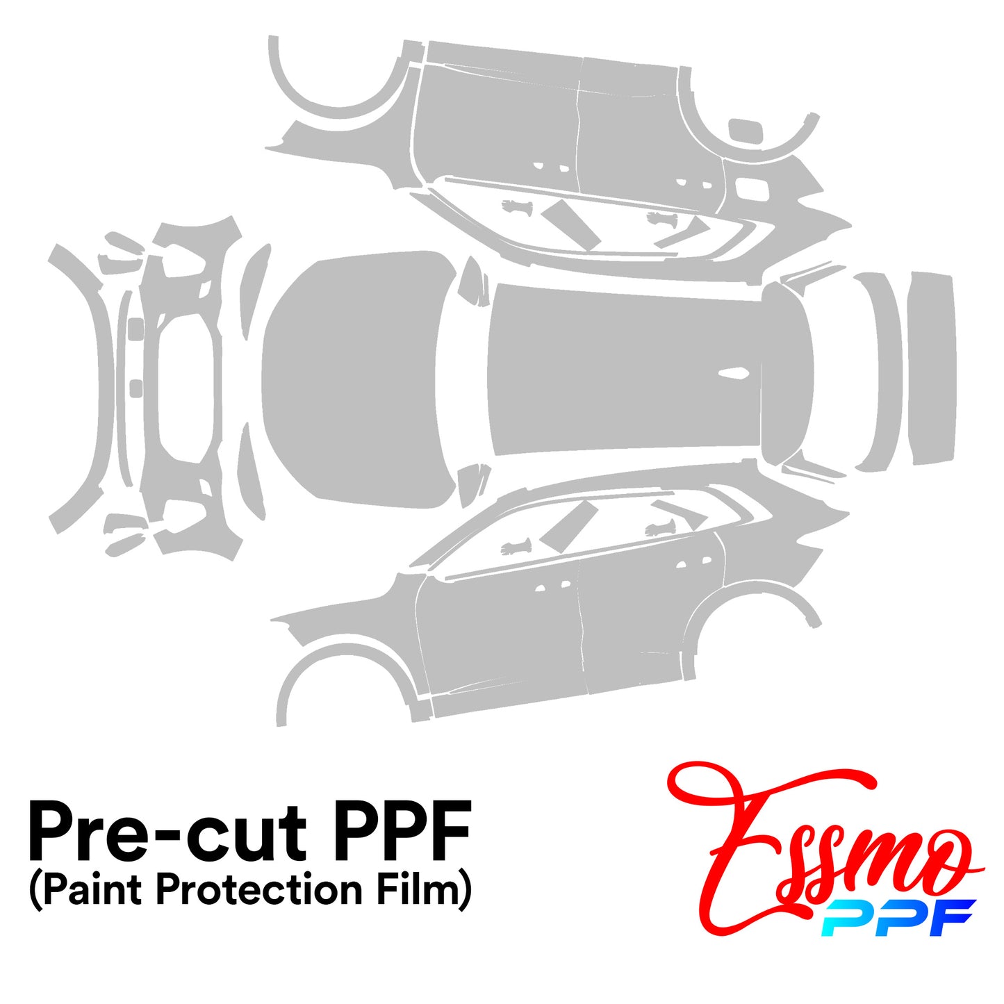 2025 Audi Q5 SUV Base PPF Paint Protection Film Clear Pre Cut