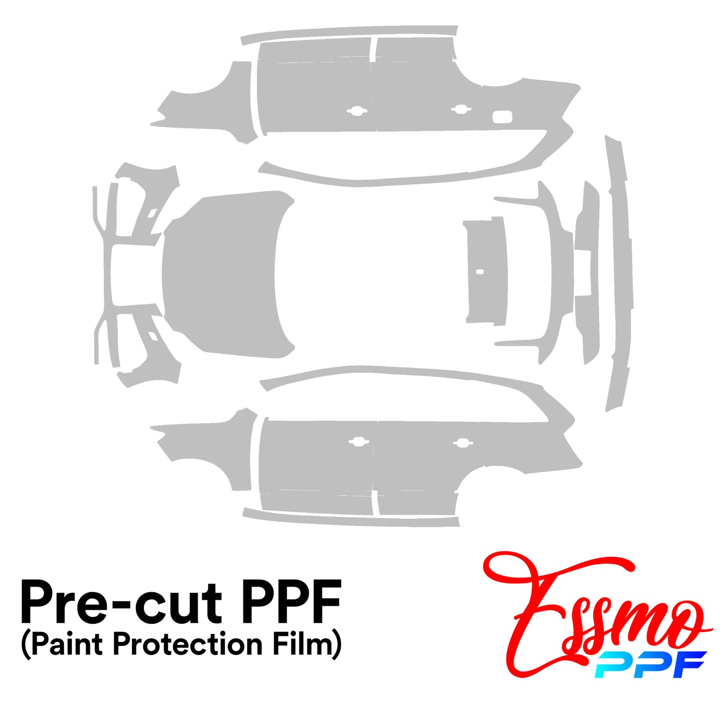 2015 Audi Q7 Deluxe PPF Paint Protection Film Clear Pre Cut