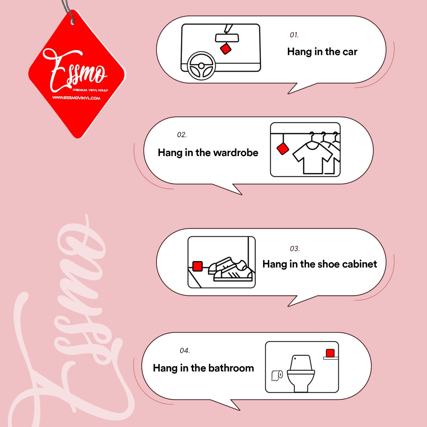 ESSMO Air Freshener Scent Long Lasting