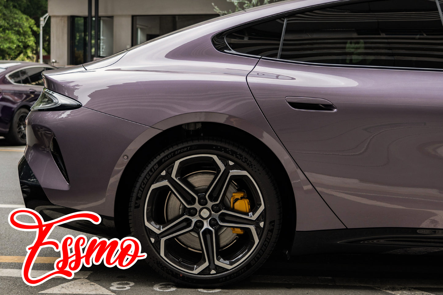 PET Super Gloss Metallic Luminous Violet Vinyl Wrap