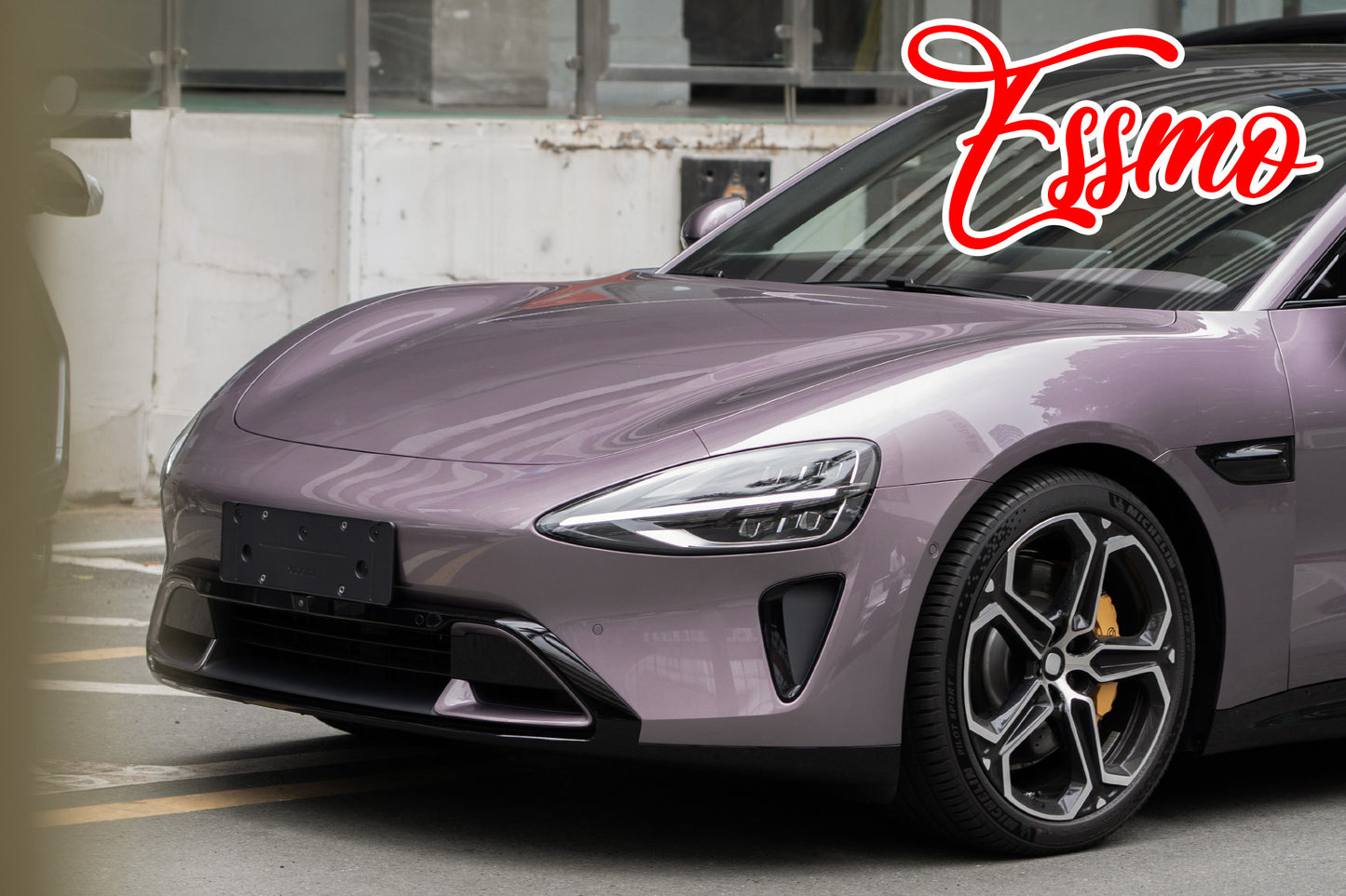 PET Super Gloss Metallic Luminous Violet Vinyl Wrap