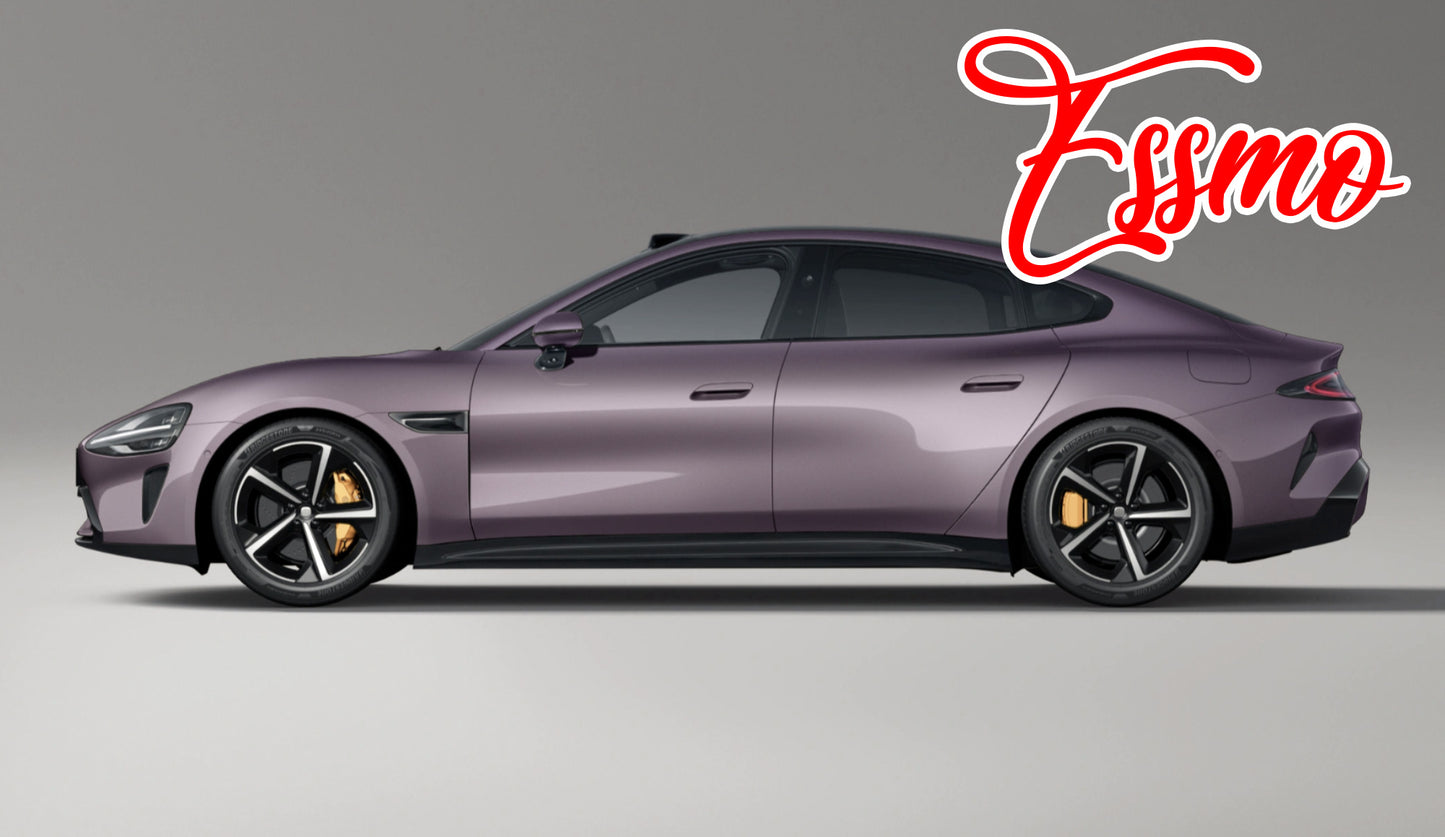 PET Super Gloss Metallic Luminous Violet Vinyl Wrap