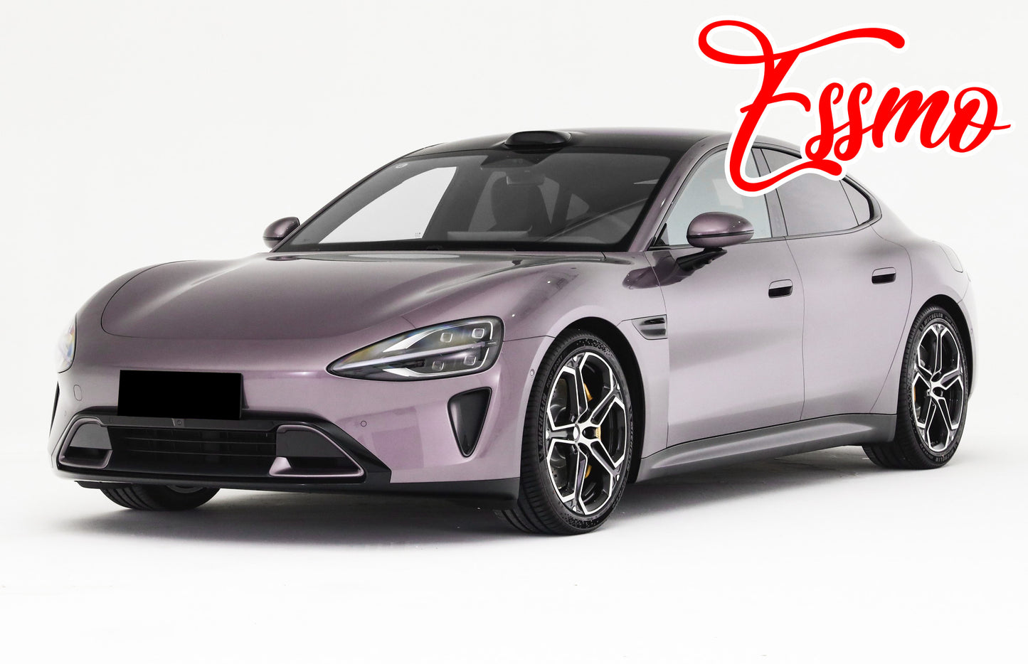 PET Super Gloss Metallic Luminous Violet Vinyl Wrap