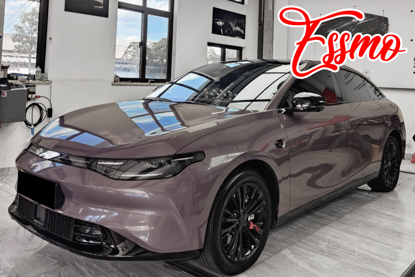 PET Super Gloss Metallic Spirit Violet Vinyl Wrap