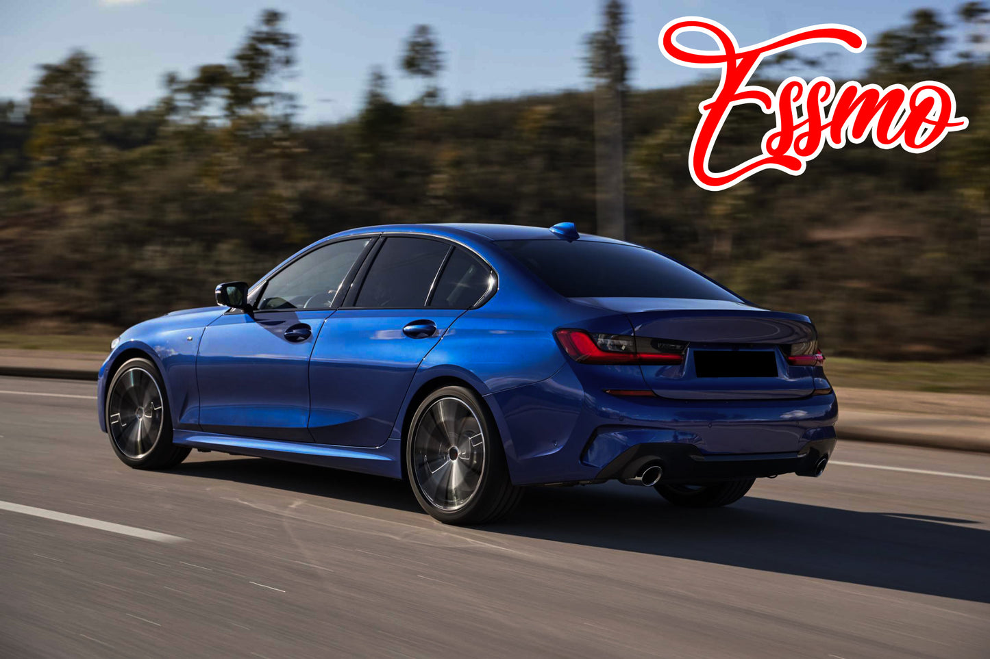 PET Super Gloss Metallic Portimao Blue Vinyl Wrap