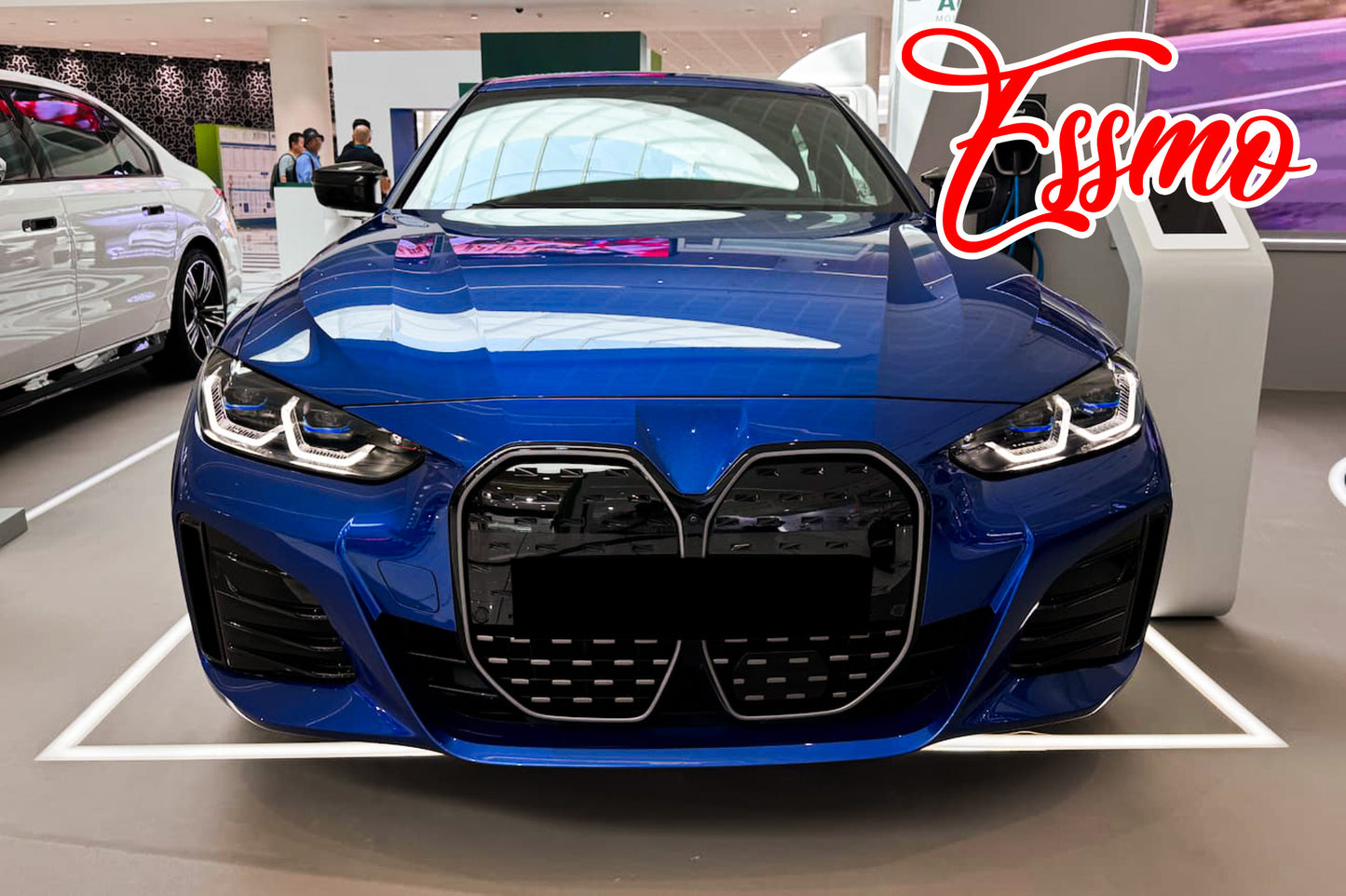 PET Super Gloss Metallic Portimao Blue Vinyl Wrap