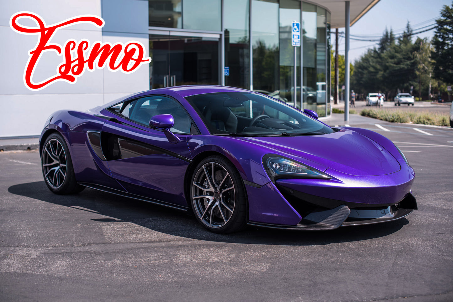 PET Super Gloss Metallic Mauvine Blue Vinyl Wrap