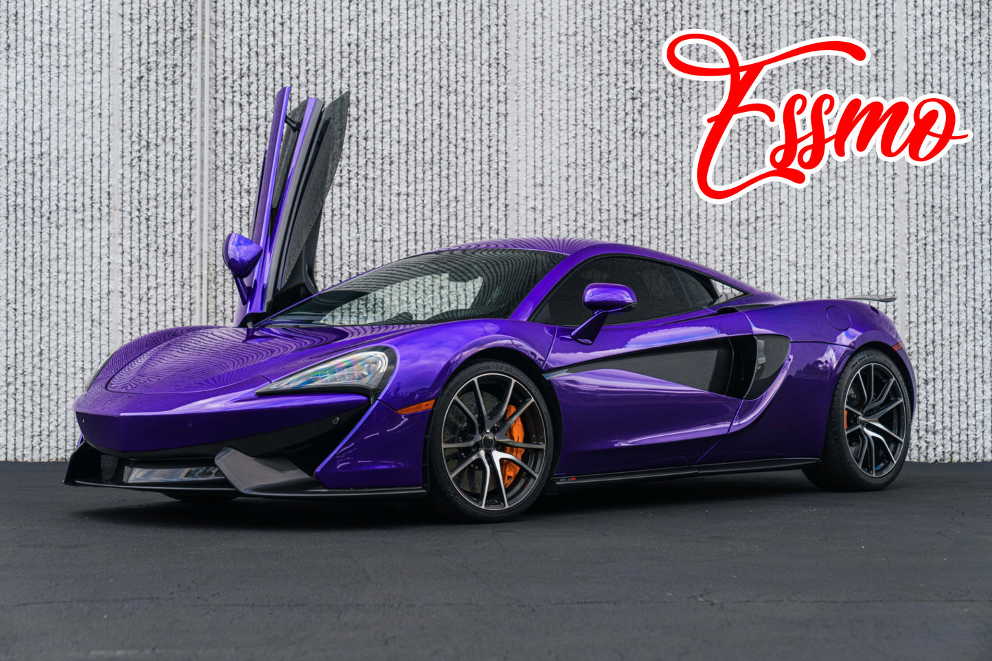 PET Super Gloss Metallic Mauvine Blue Vinyl Wrap