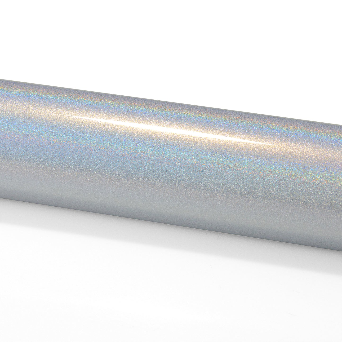 PET Laser Flip Gloss White Vinyl Wrap