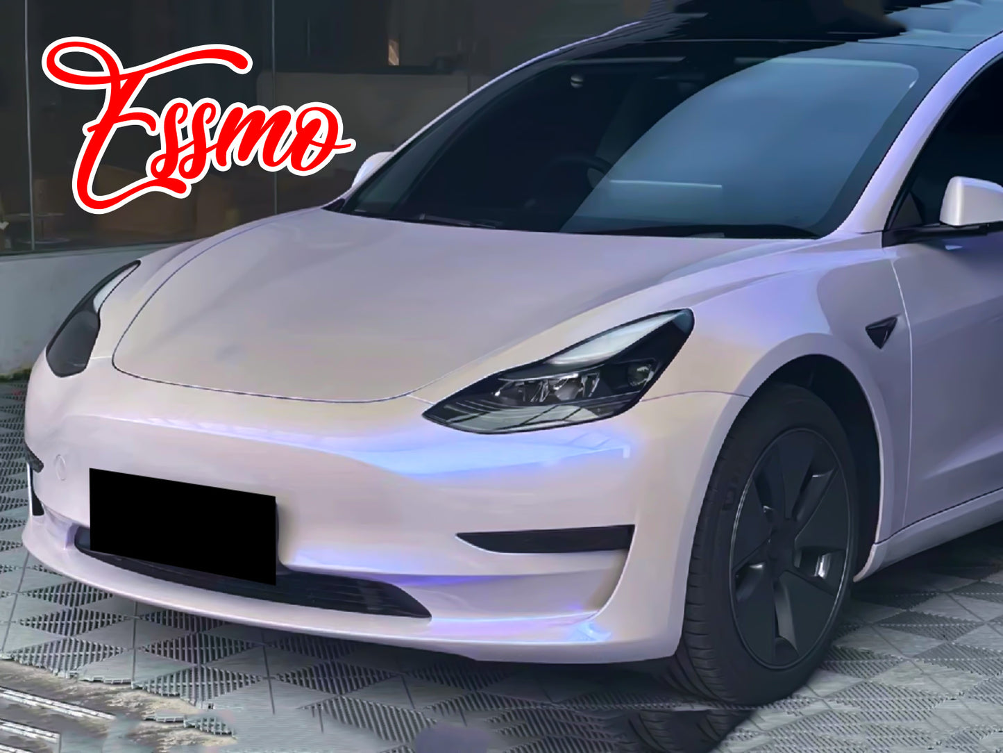 PET Space Candy Gloss Silver Lavender Vinyl Wrap