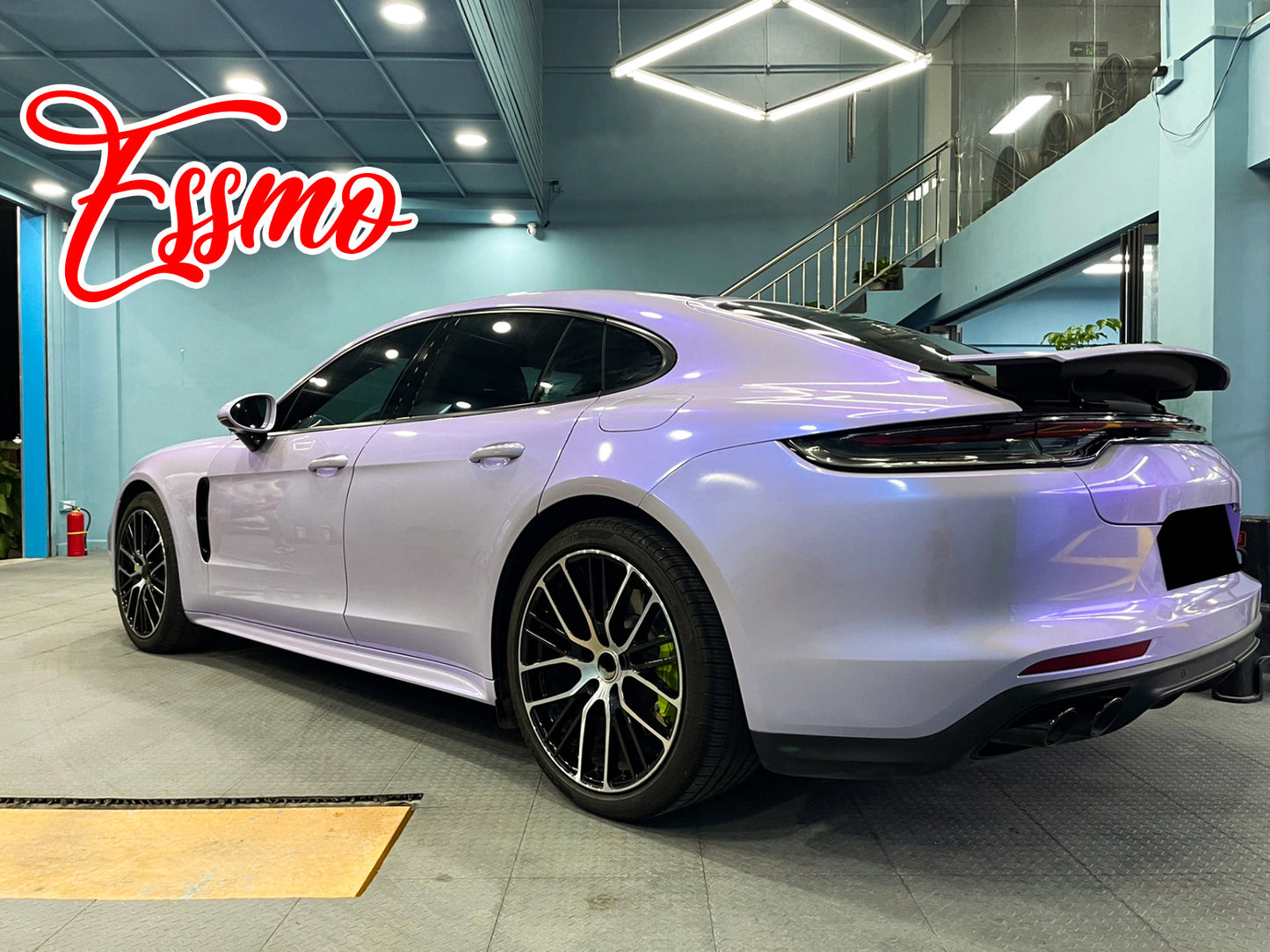 PET Space Candy Gloss Silver Lavender Vinyl Wrap