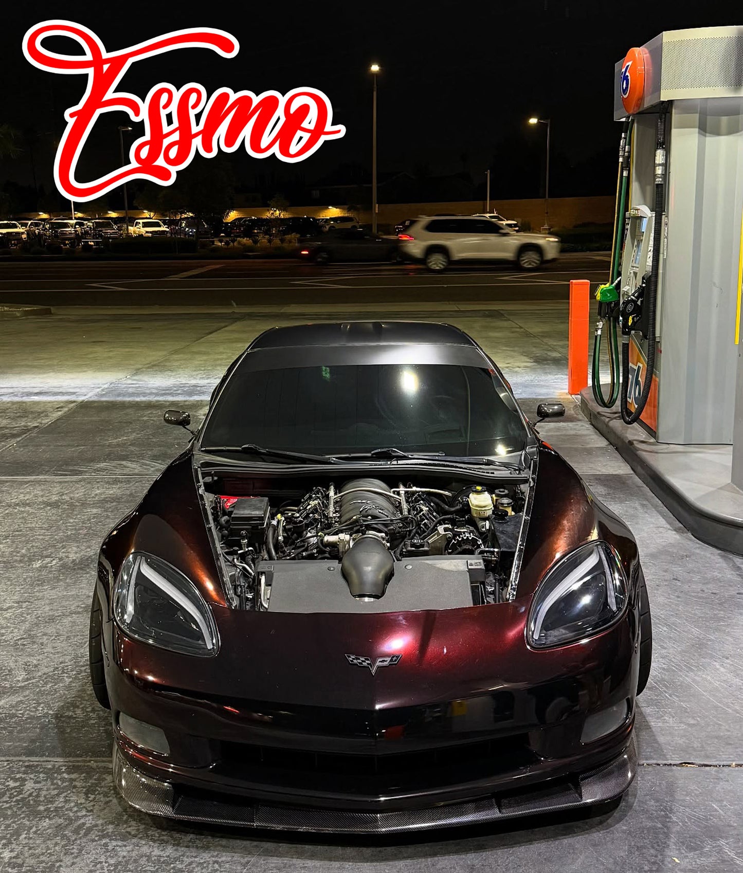 PET Galaxy Dust Gloss Black Cherry Color Shift Vinyl Wrap