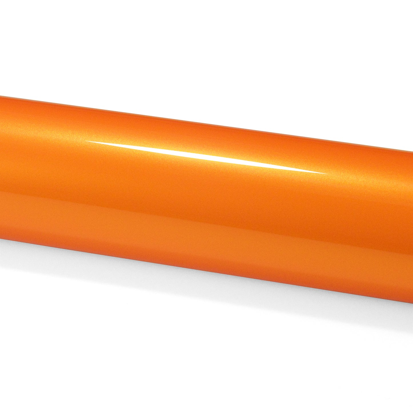 PET Super Gloss Metallic Flame Orange Vinyl Wrap
