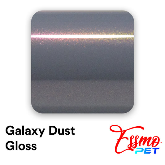 PET Galaxy Dust Gloss Bernina Gray Vinyl Wrap