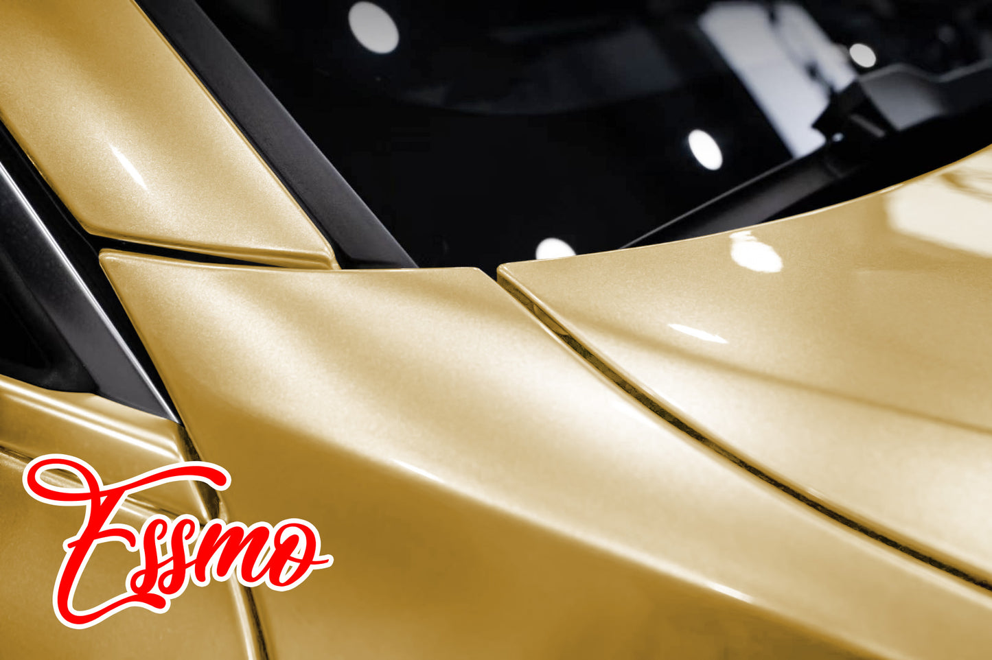 PET Super Gloss Metallic Milano Gold Vinyl Wrap