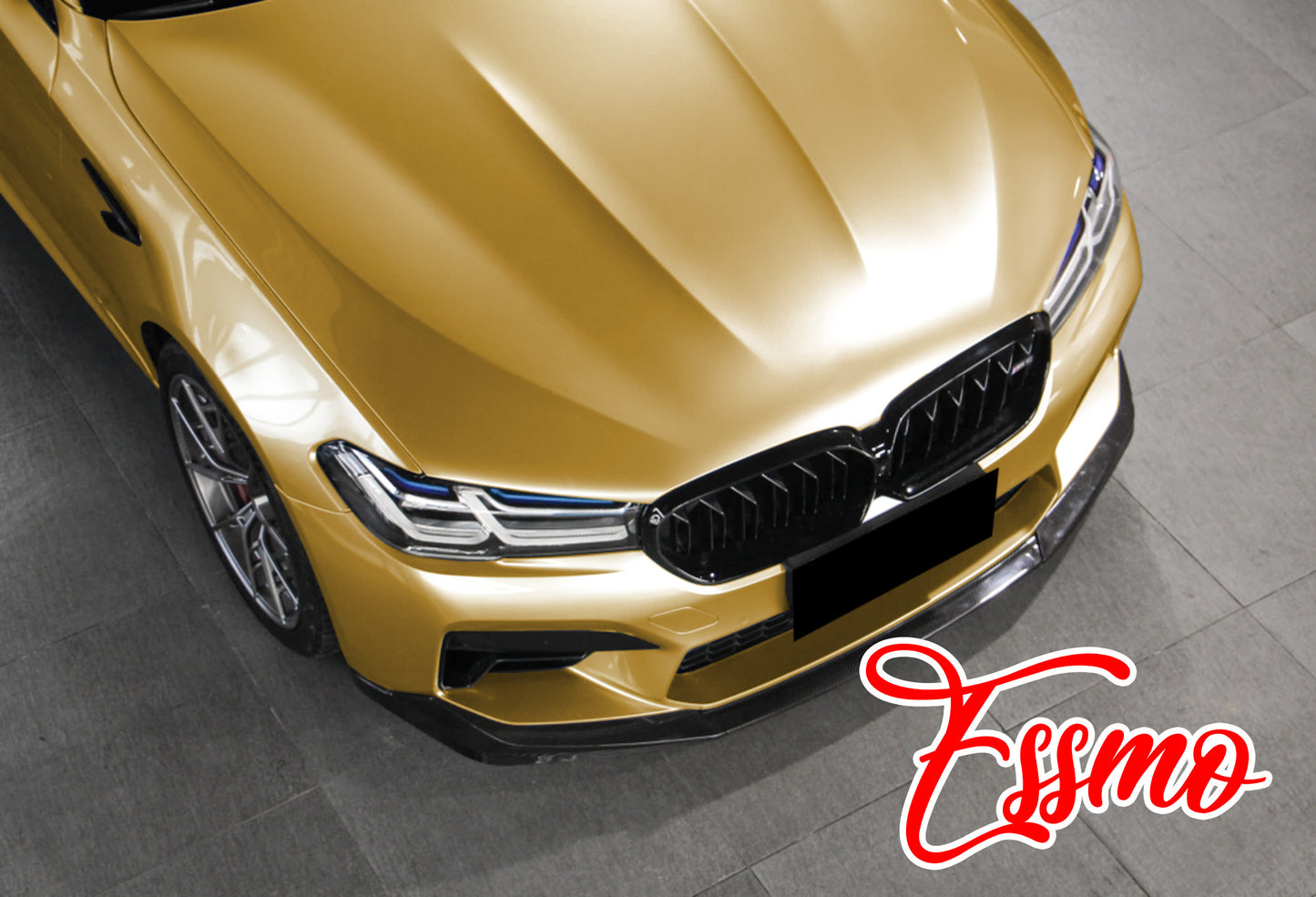 PET Super Gloss Metallic Milano Gold Vinyl Wrap