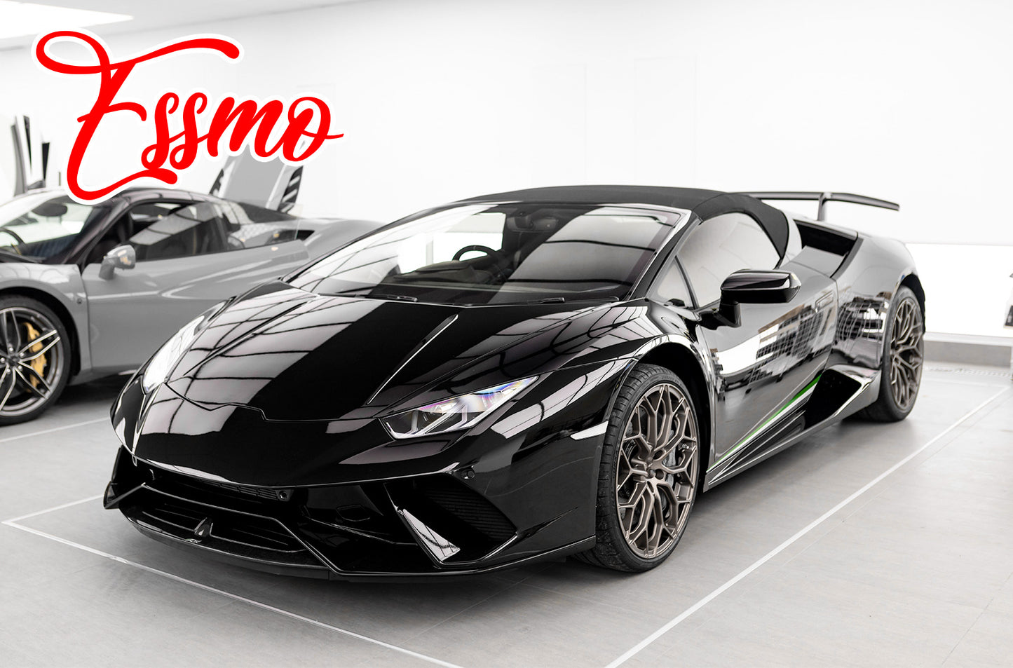 PET Super Gloss Black Vinyl Wrap