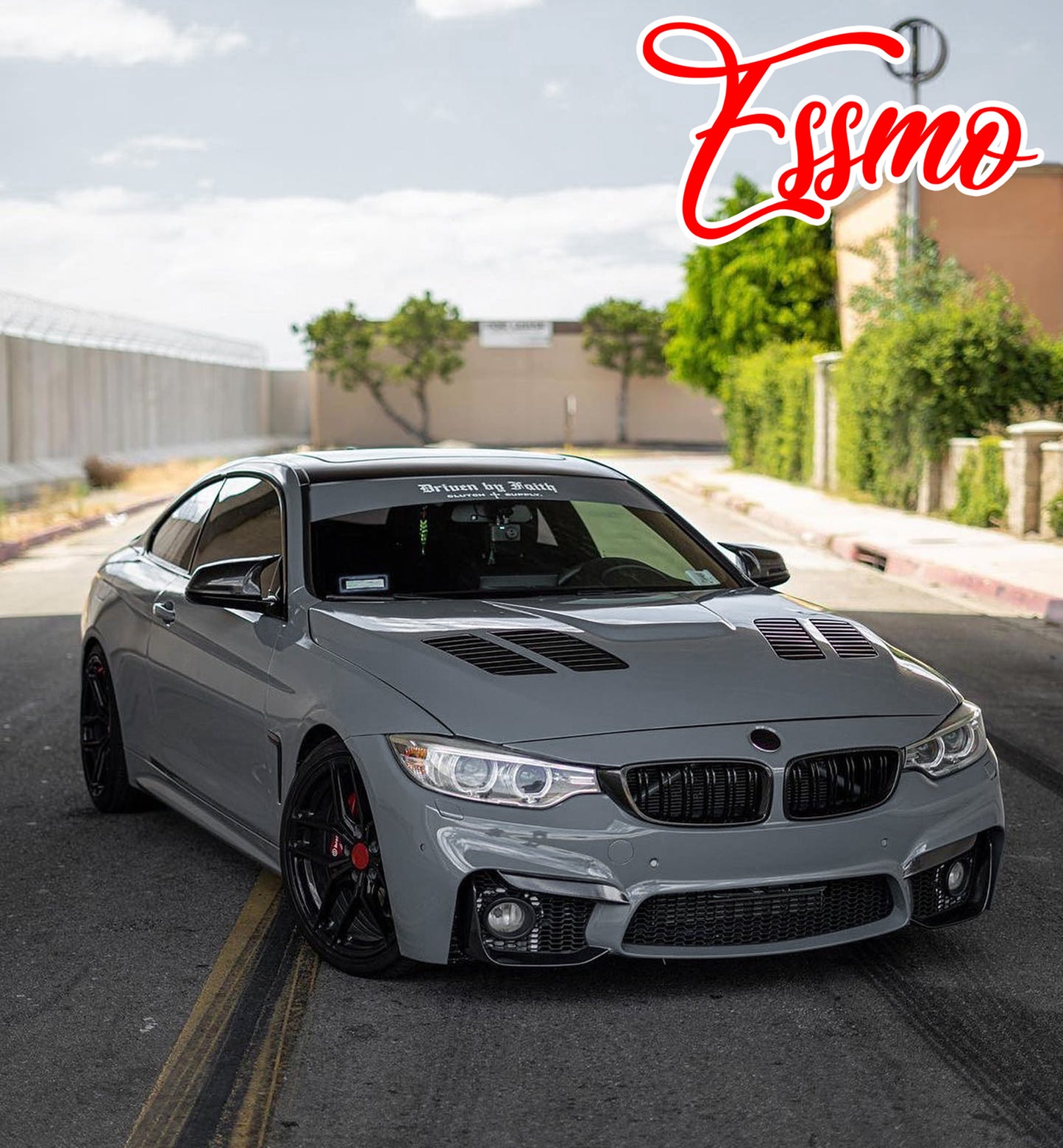 PET Super Gloss Dark Nardo Gray Vinyl Wrap