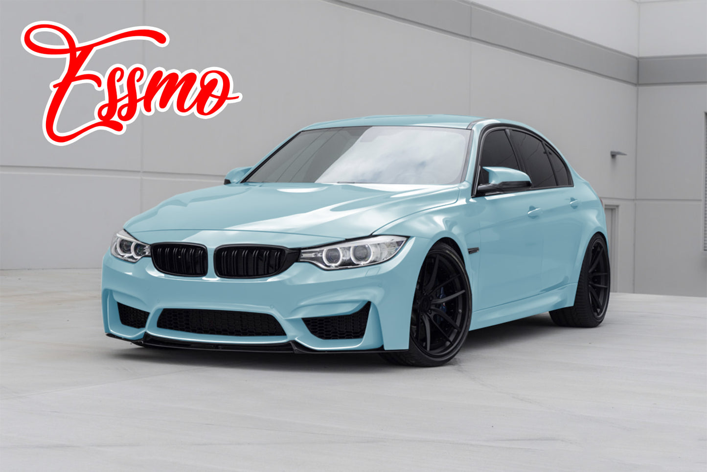 PET Super Gloss Sea Breeze Blue Vinyl Wrap