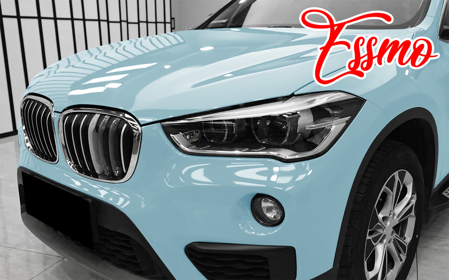 PET Super Gloss Sea Breeze Blue Vinyl Wrap