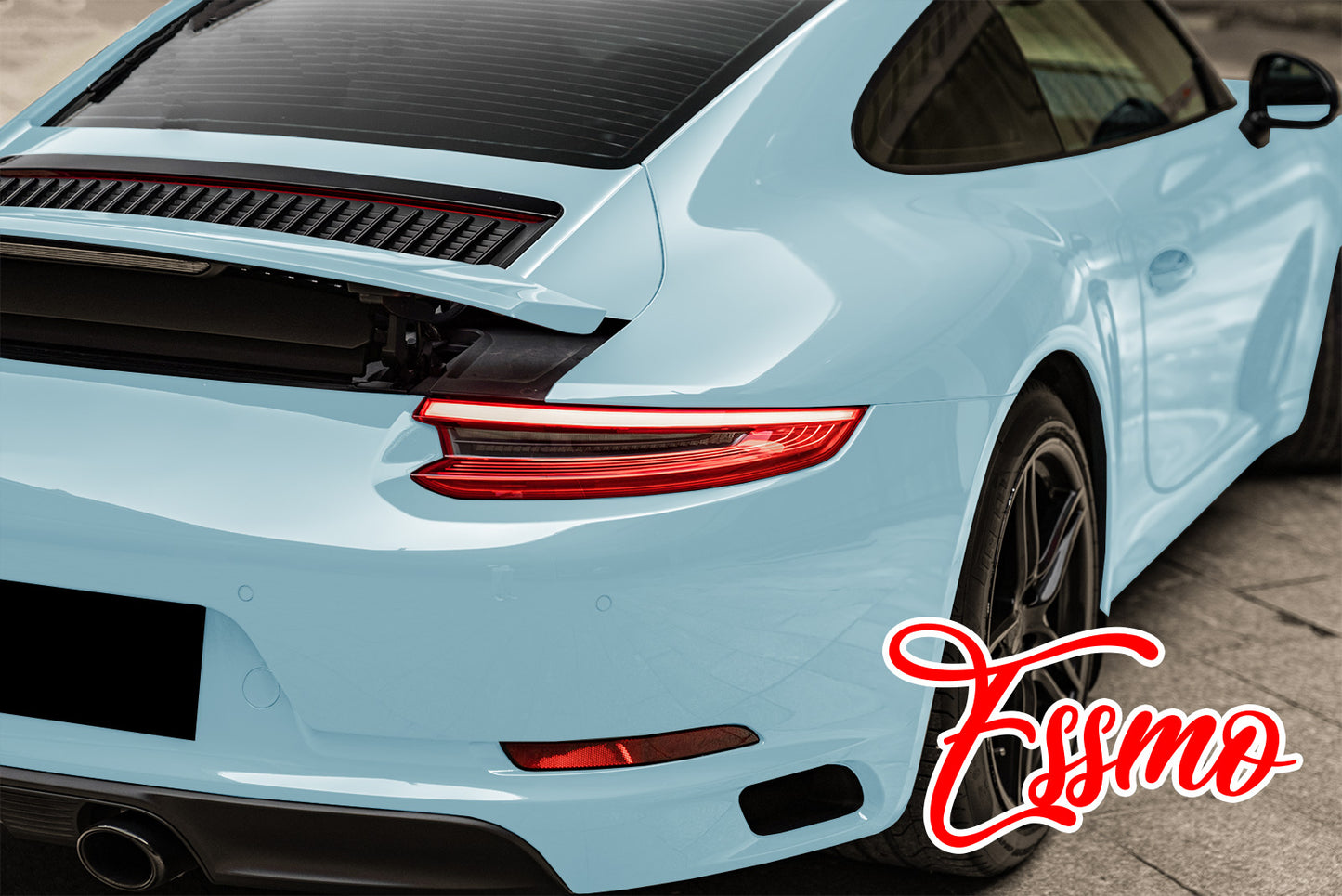 PET Super Gloss Sea Breeze Blue Vinyl Wrap