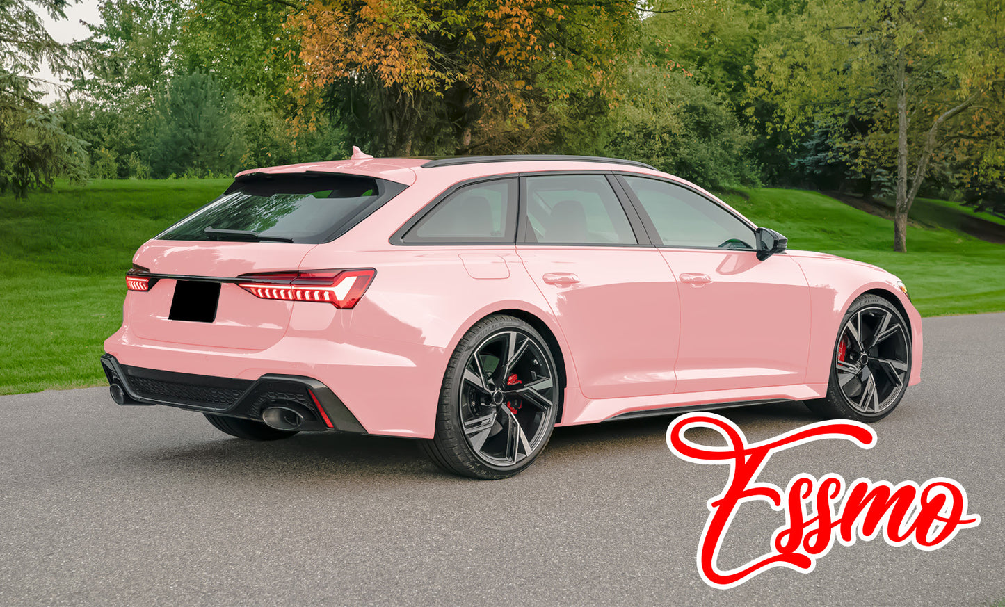 PET Super Gloss Rouge Pink Vinyl Wrap