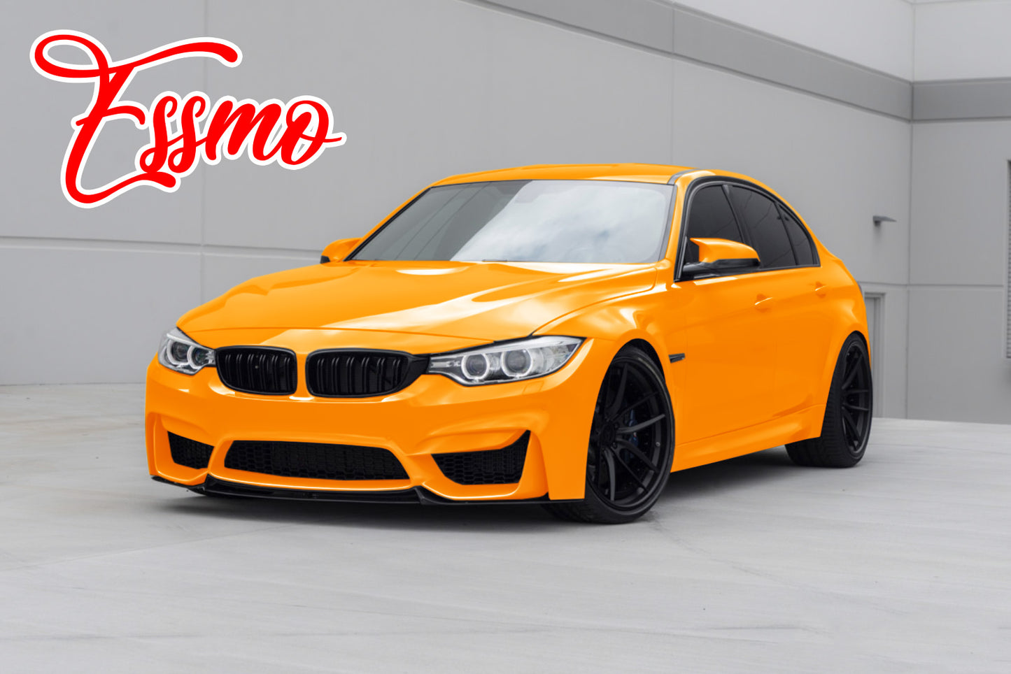 PET Super Gloss Papaya Orange Vinyl Wrap