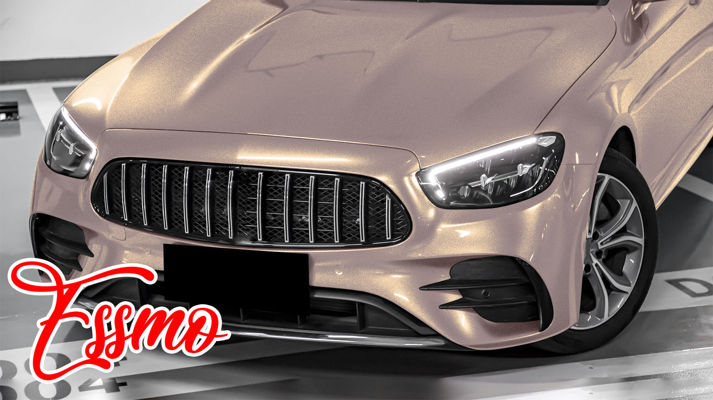 PET Super Gloss Metallic Smoky Pearl Pink Vinyl Wrap