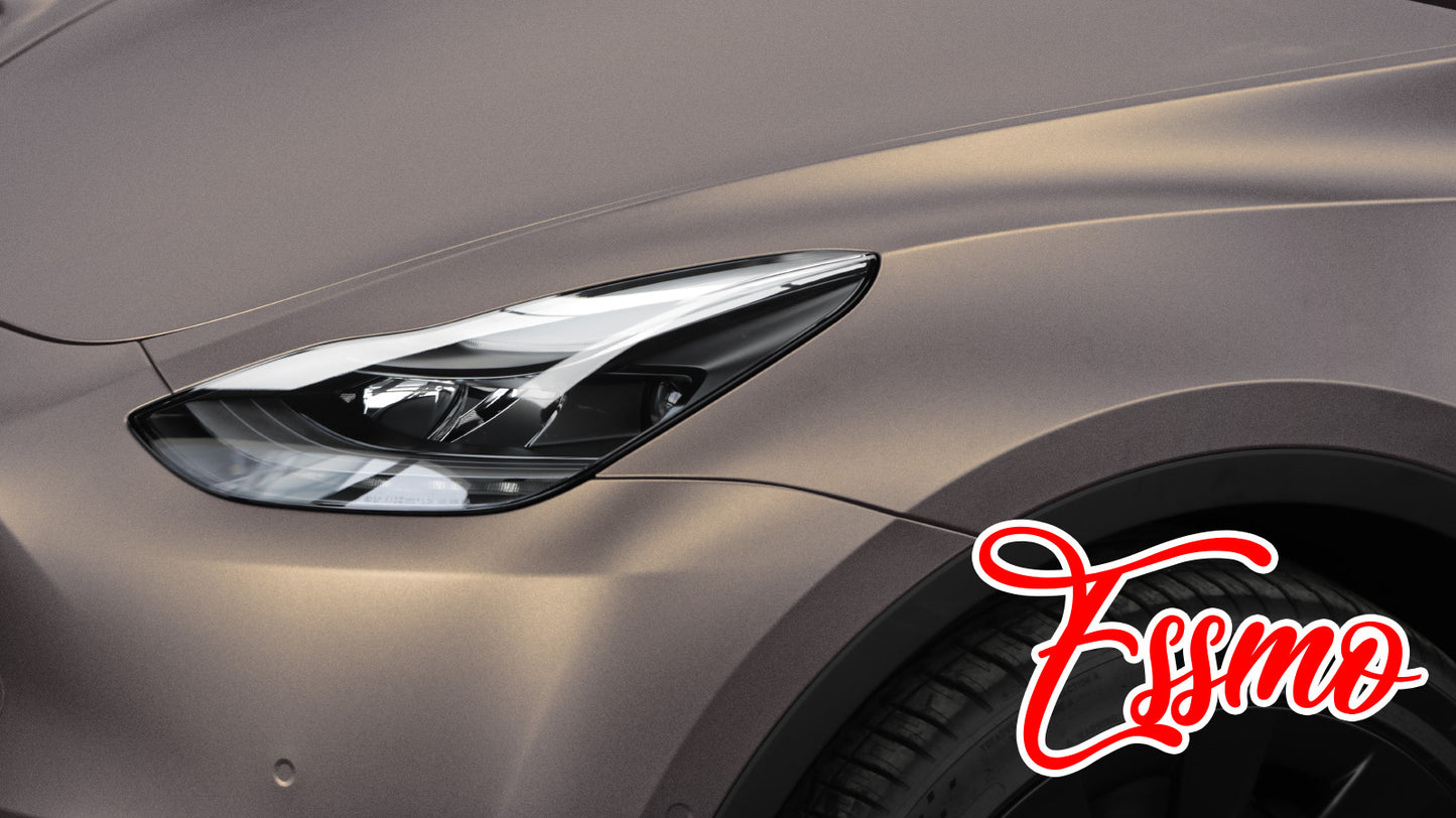 PET Matte Metallic Solar Bronze Vinyl Wrap