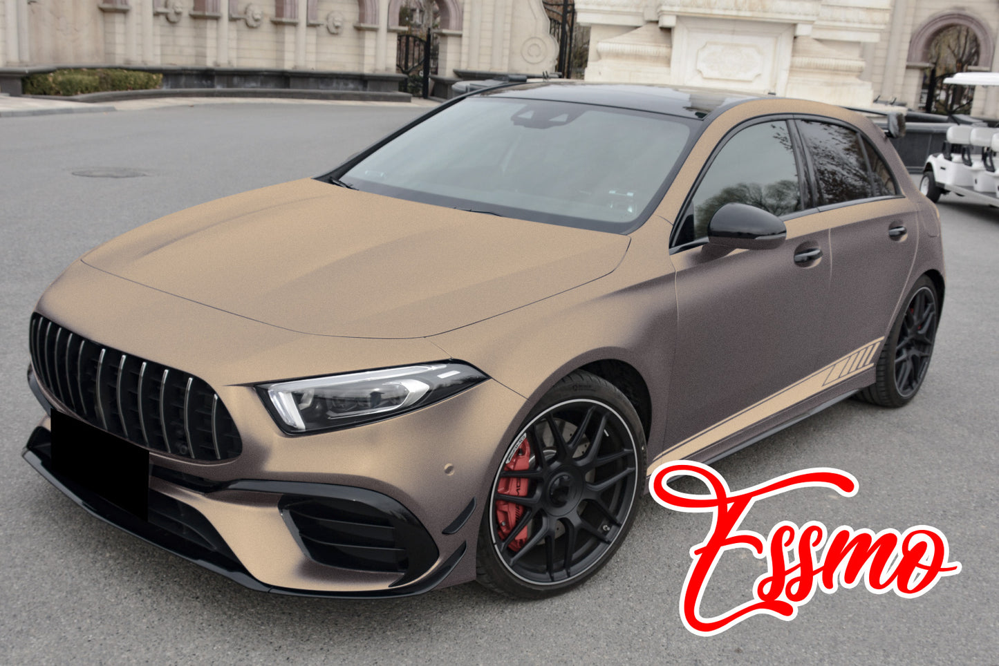 PET Matte Metallic Solar Bronze Vinyl Wrap