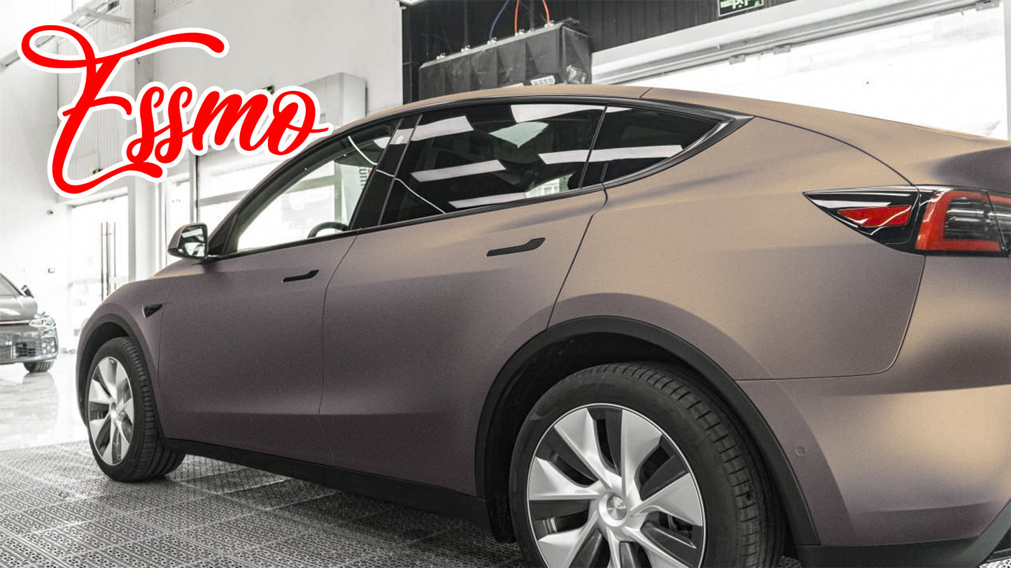 PET Matte Metallic Solar Bronze Vinyl Wrap