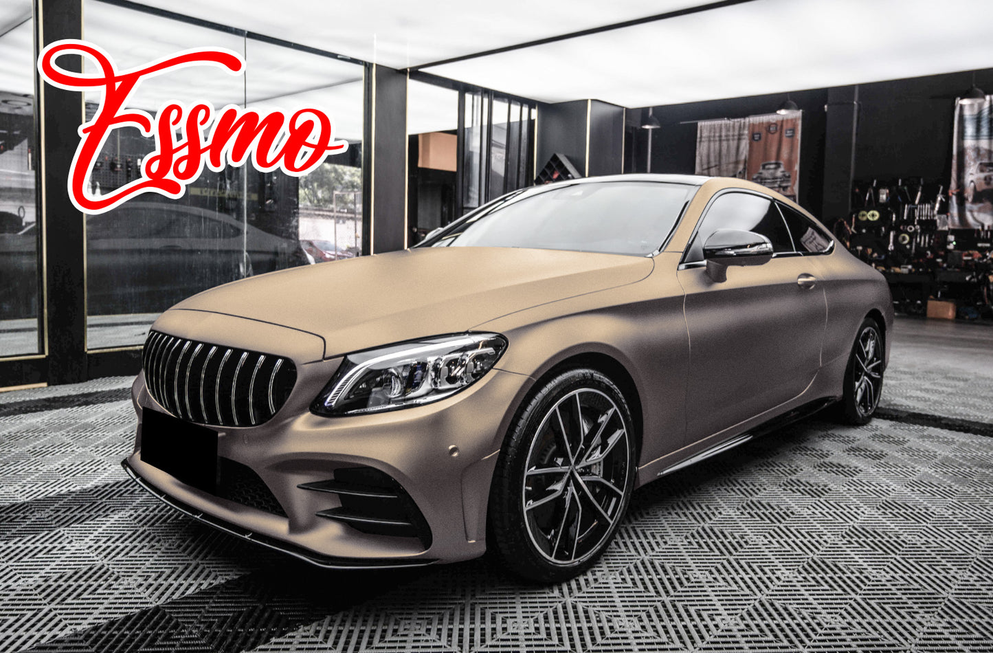 PET Matte Metallic Solar Bronze Vinyl Wrap