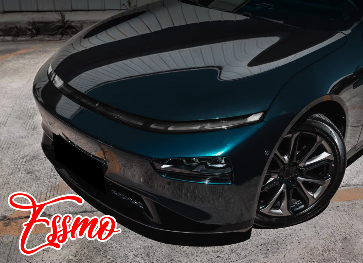 PET Super Gloss Metallic Turquoise Green Vinyl Wrap