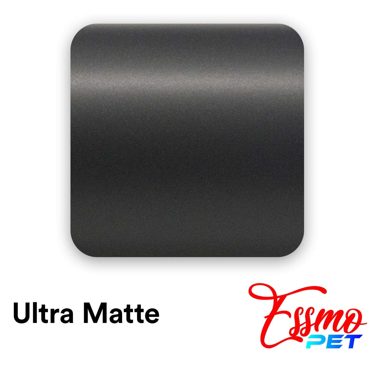 PET Ultra Matte Black Vinyl Wrap