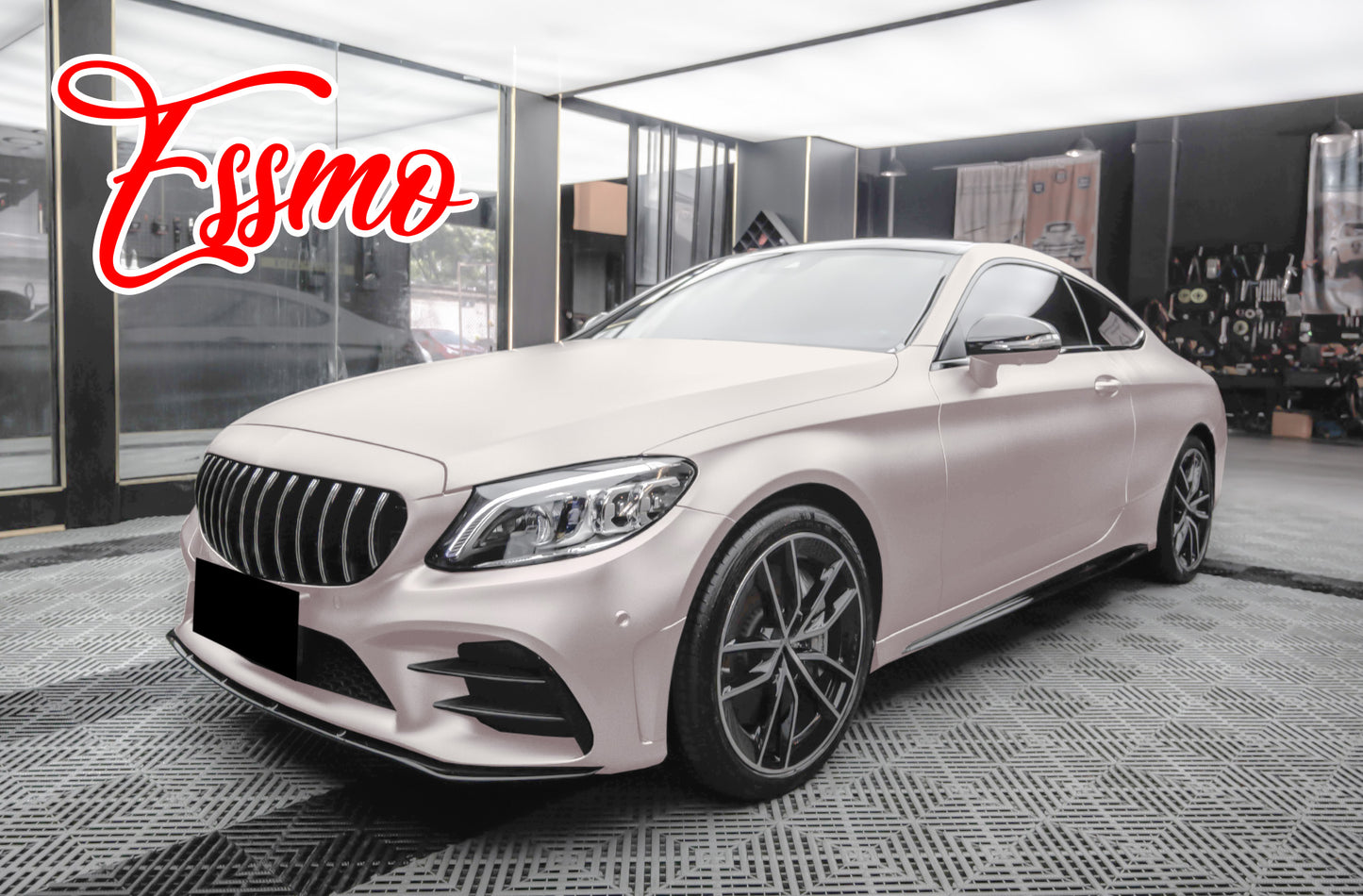 PET Ultra Matte Mercury Silver Vinyl Wrap