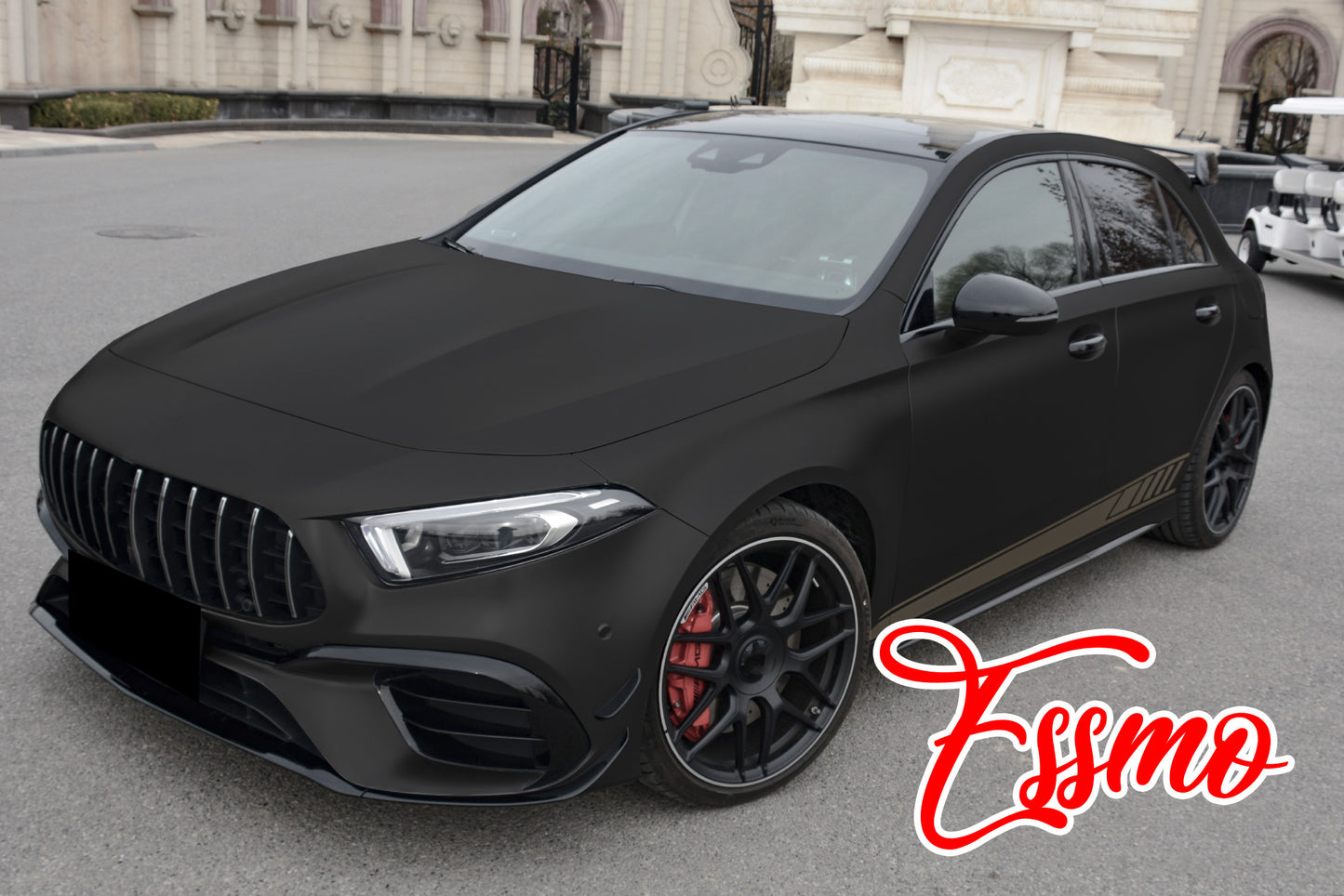 PET Ultra Matte Black Vinyl Wrap
