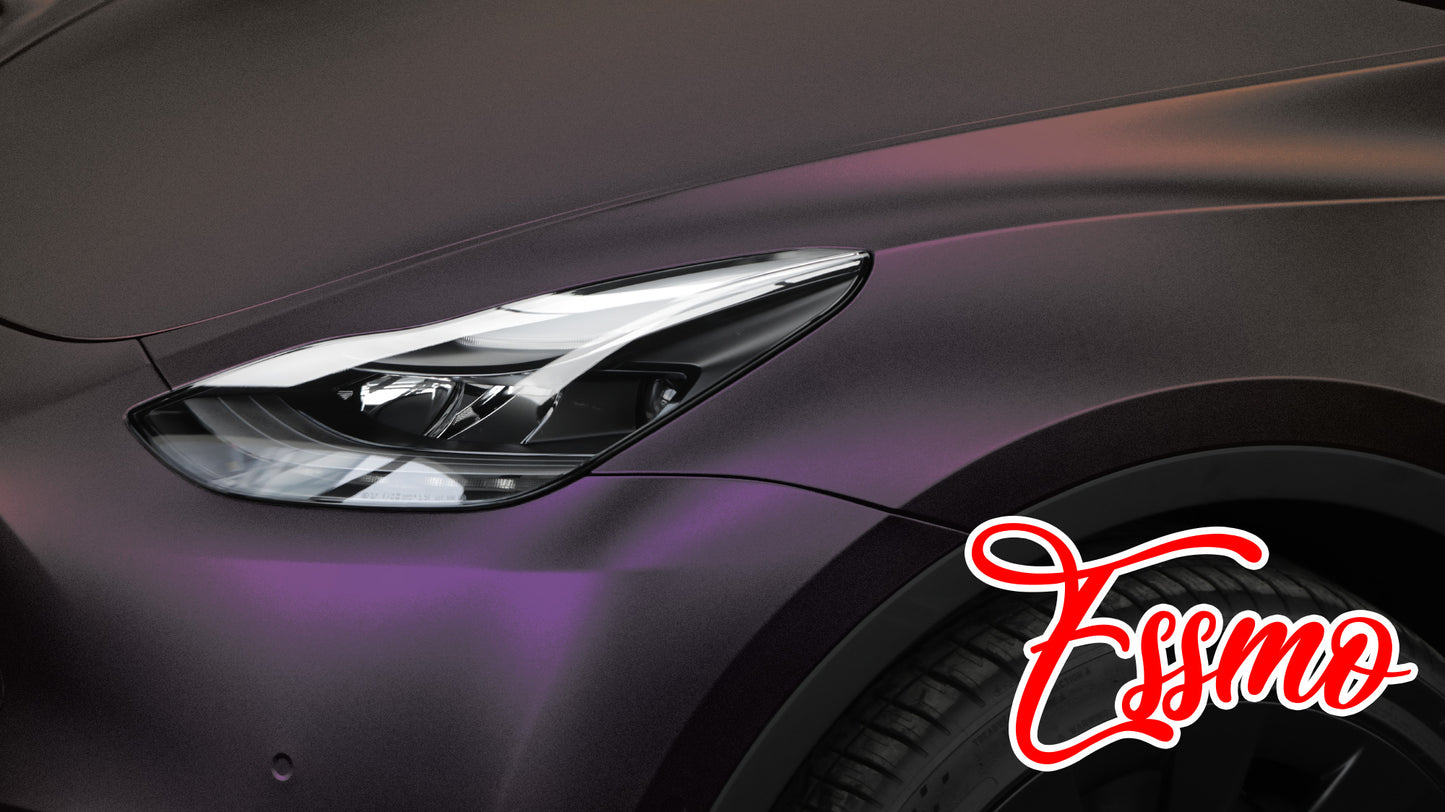 PET Matte Metallic Magic Purple Vinyl Wrap