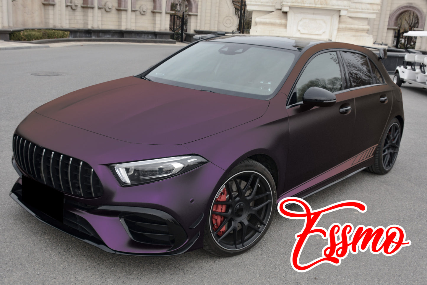 PET Matte Metallic Magic Purple Vinyl Wrap