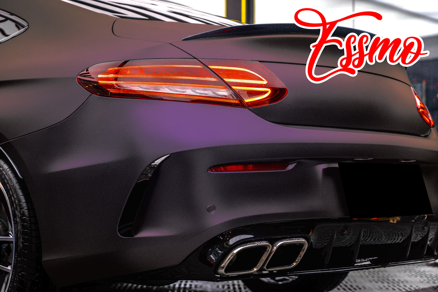 PET Matte Metallic Magic Purple Vinyl Wrap