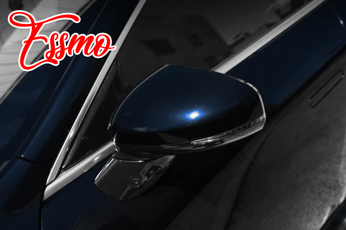 PET Super Gloss Metallic Navy Blue Vinyl Wrap