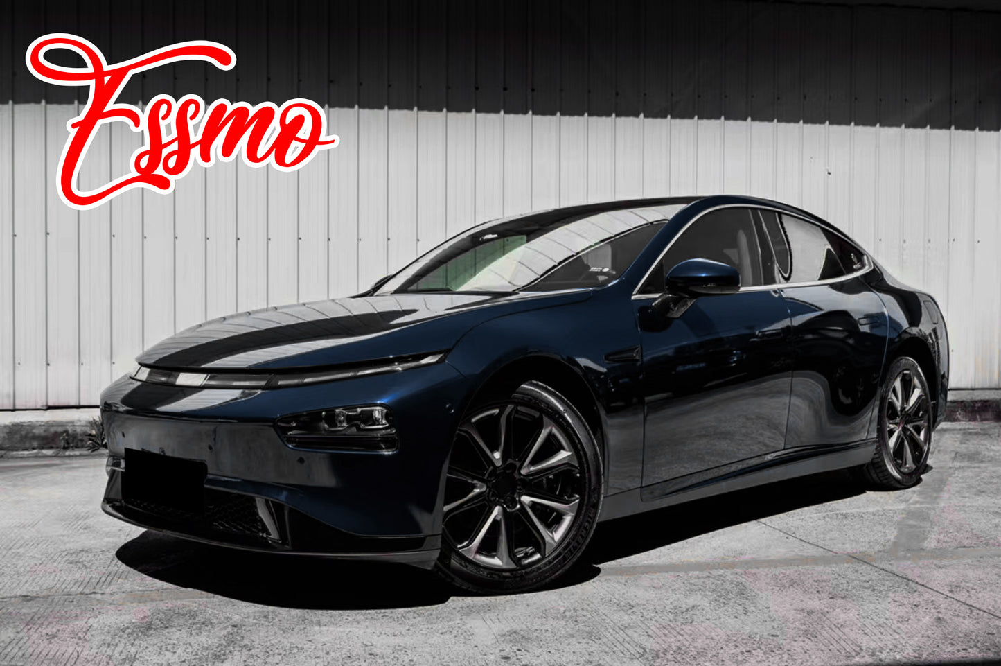 PET Super Gloss Metallic Navy Blue Vinyl Wrap