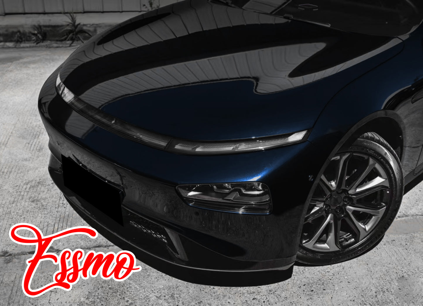 PET Super Gloss Metallic Navy Blue Vinyl Wrap