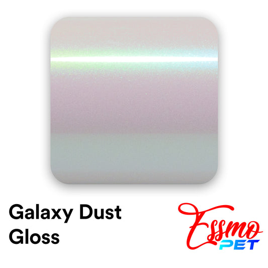 PET Galaxy Dust Gloss Aurora White Color Shift Vinyl Wrap
