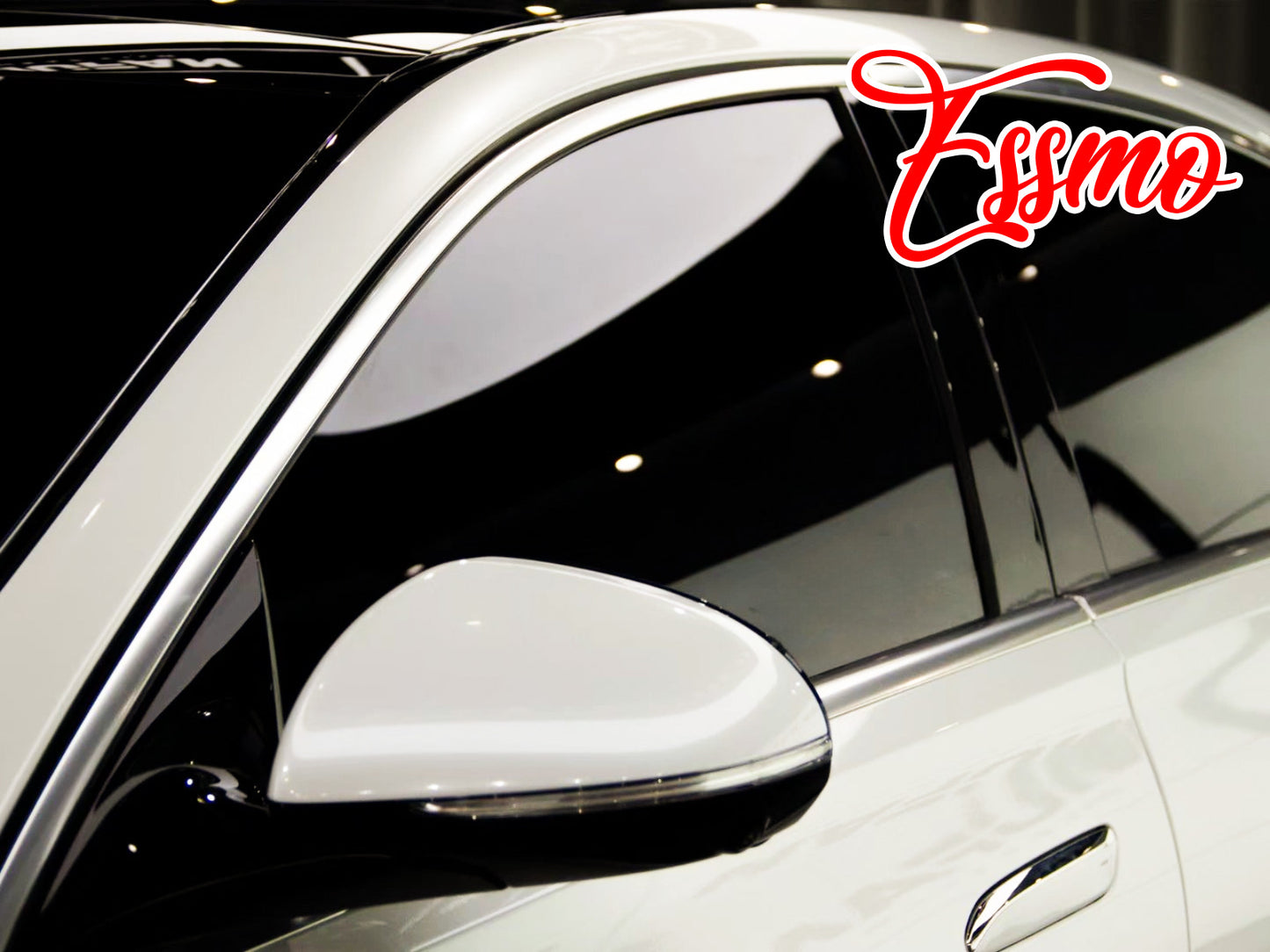 PET Super Gloss Metallic Shell White Vinyl Wrap