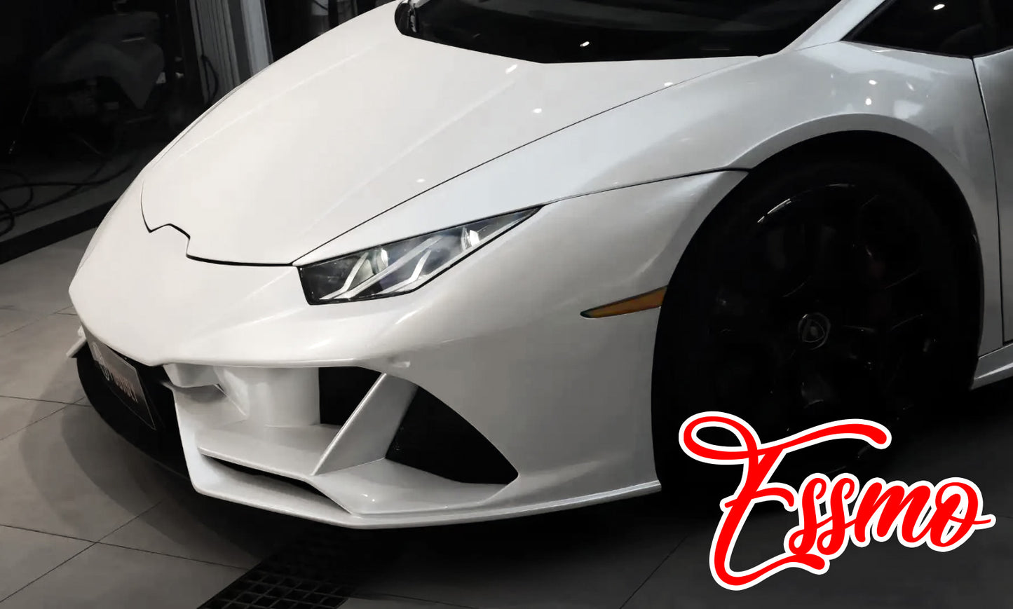 PET Super Gloss Metallic Shell White Vinyl Wrap
