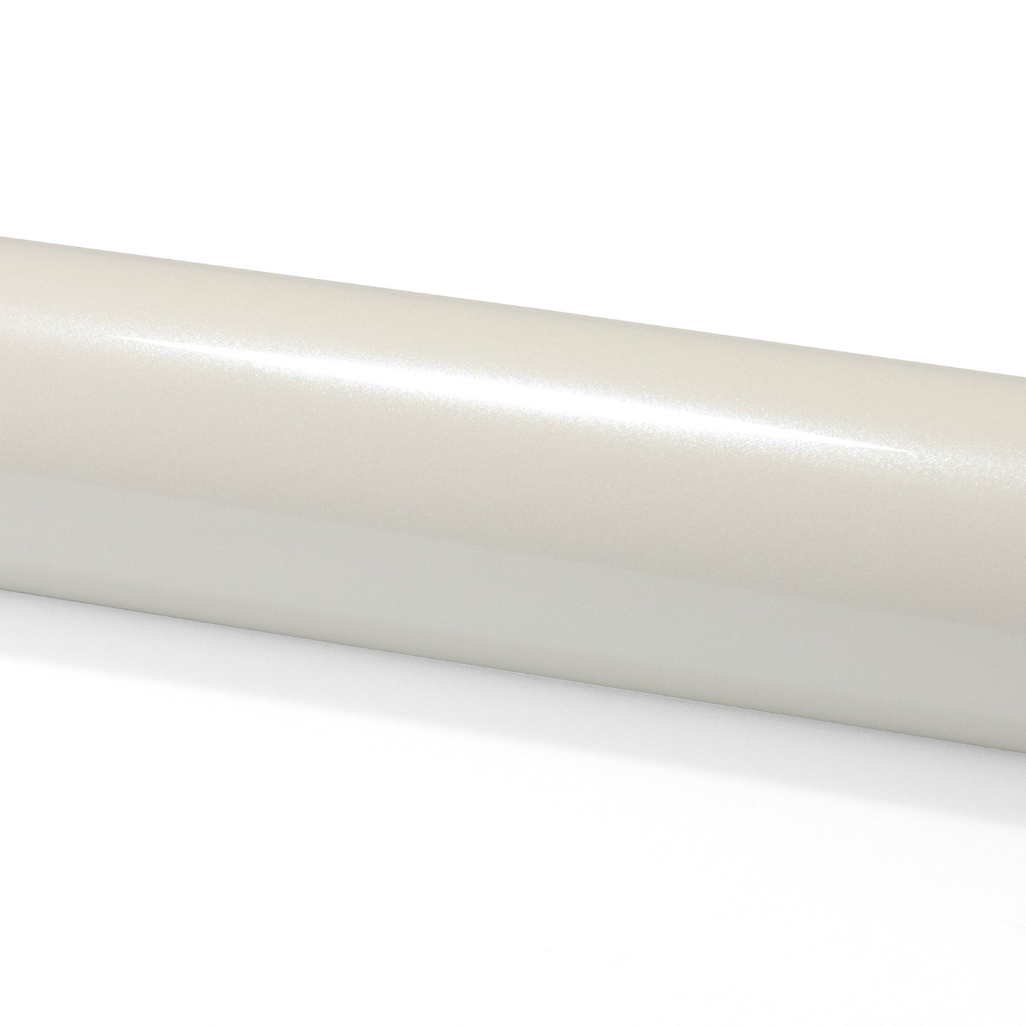 PET Super Gloss Metallic Shell White Vinyl Wrap