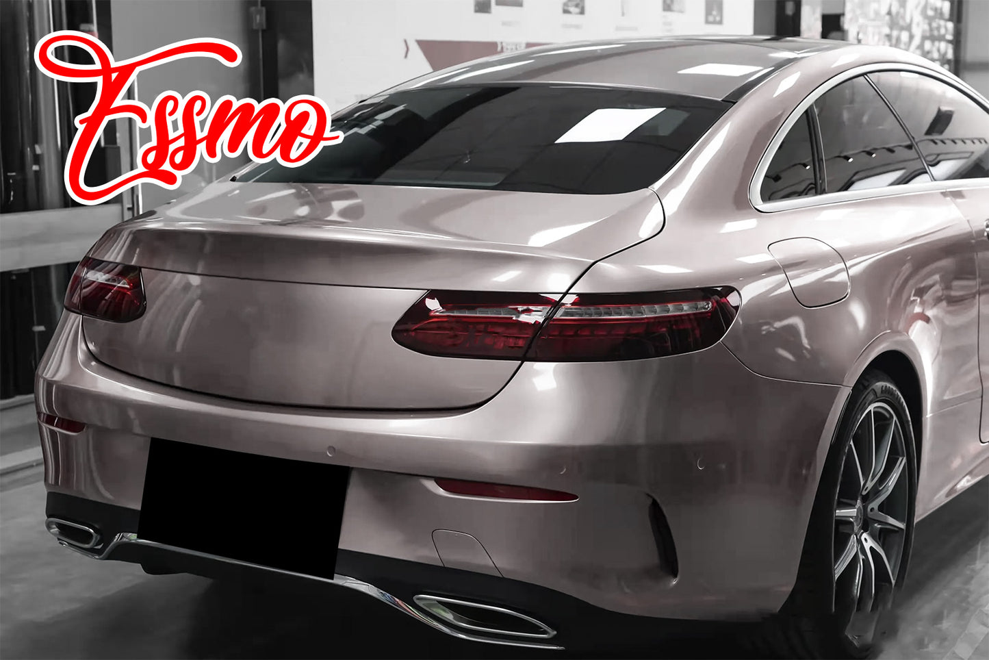 PET Super Gloss Metallic Battle Gray Vinyl Wrap