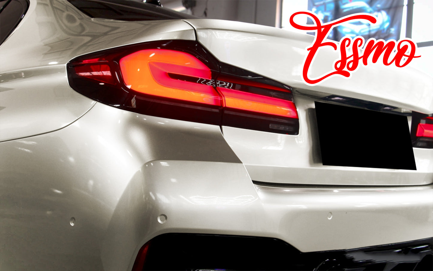 PET Super Gloss Metallic Platinum Silver Vinyl Wrap