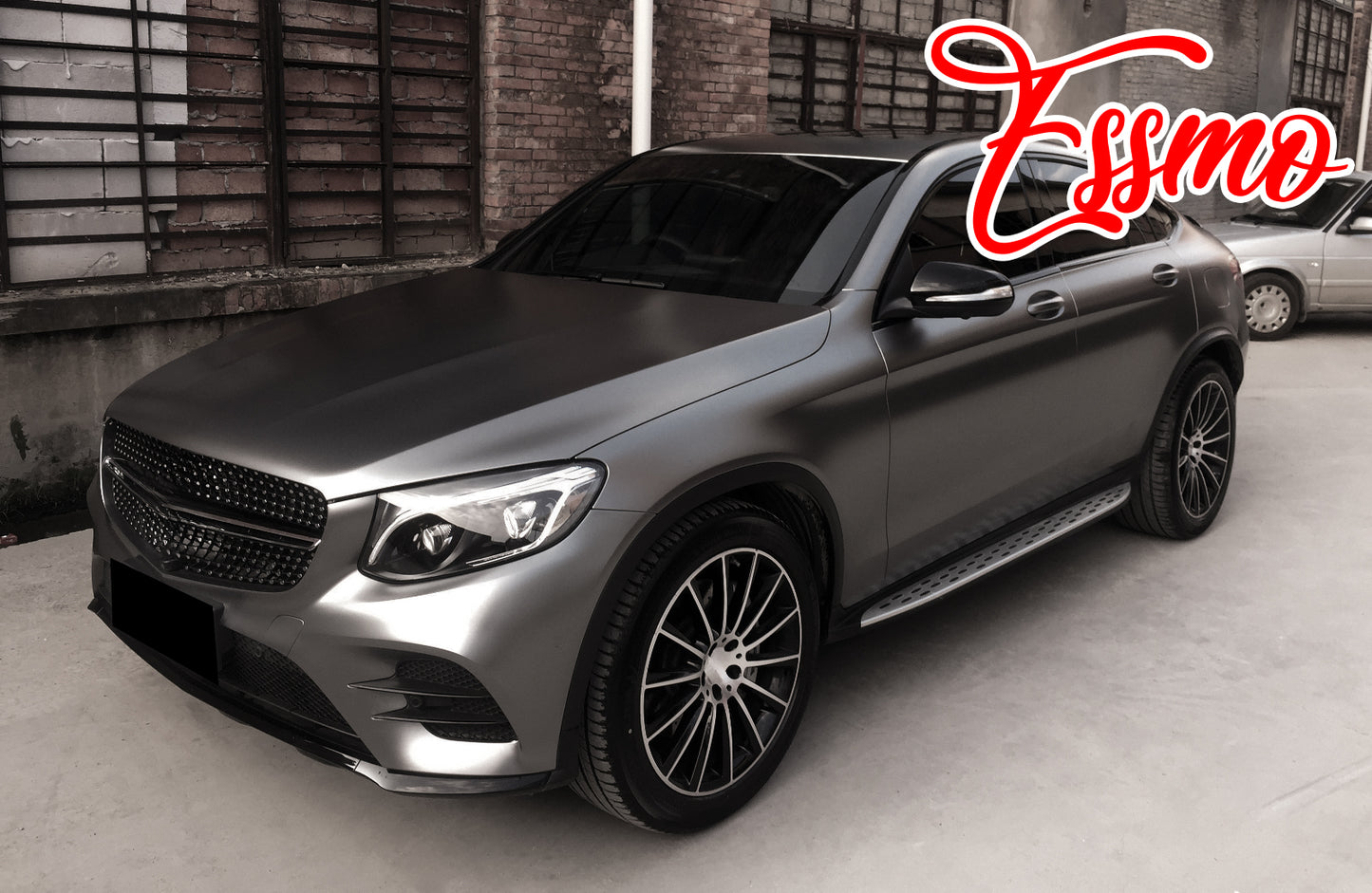PET Pearl Metallic Selenite Gray Vinyl Wrap