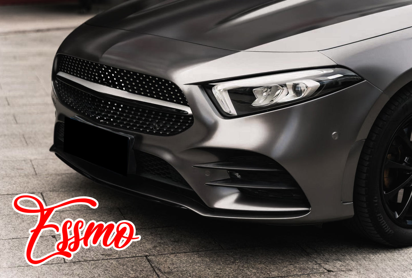 PET Pearl Metallic Selenite Gray Vinyl Wrap
